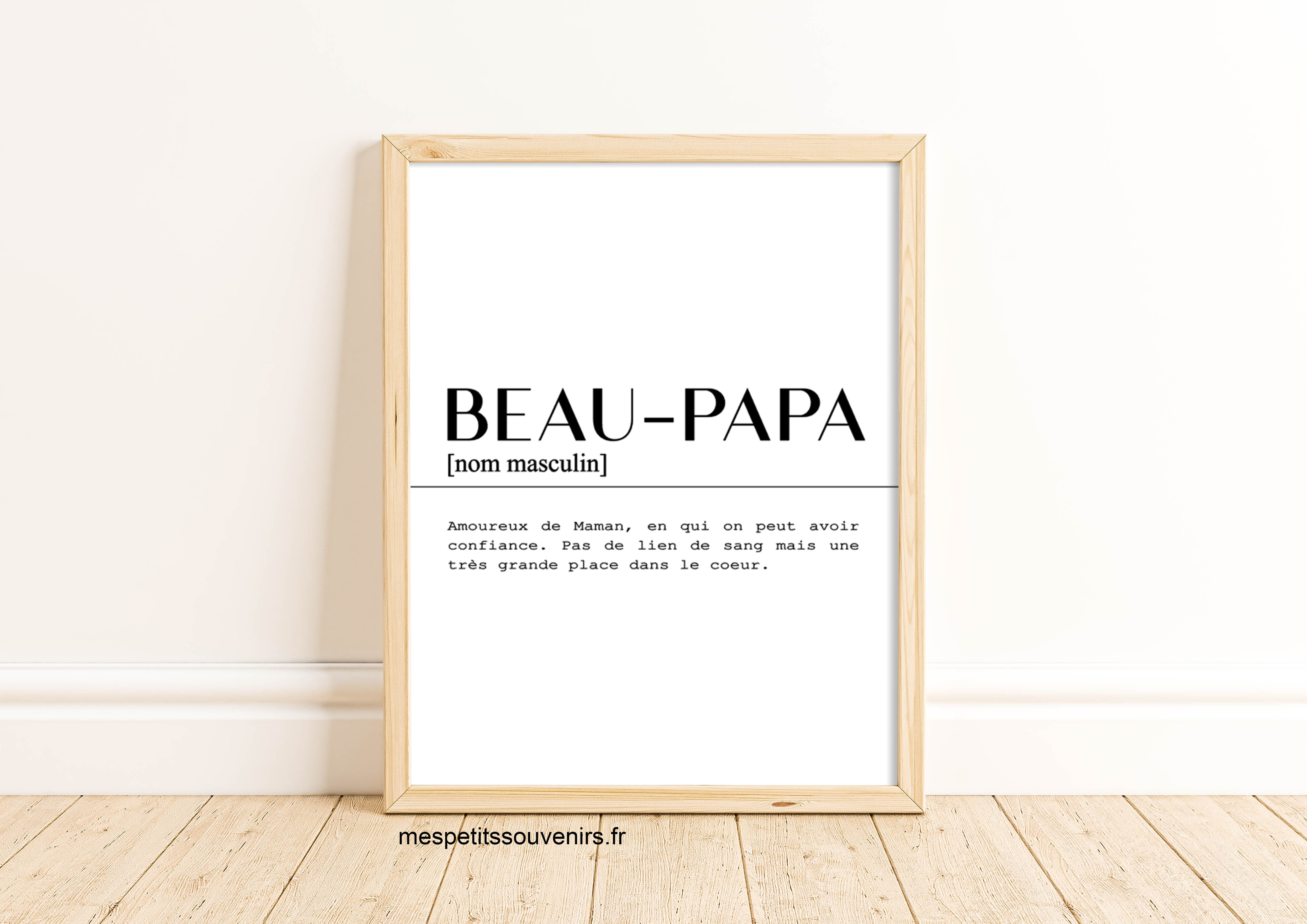 Affiche A3 Beau-Papa Définition - Mes Petits
