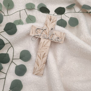 Croix de Baptême Personnalisée