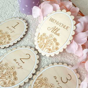 Kit étapes première année fleurs