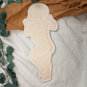 Bébé taille réelle 1:1 Bois et blanc